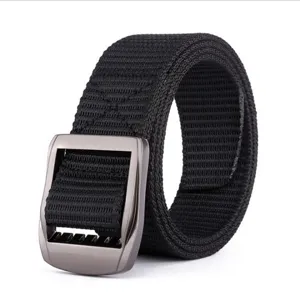 Nylon Tactical Outdoor Belt Quick Dry Casual Sports Waist Belt Double Infinite Adjustment Canvas Belt