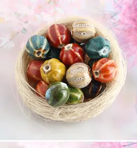 Retro ceramica cocomero perle sciolte all ingrosso DIY braccialetto accessori creazioni
