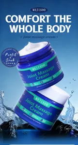Soothing joint massage cream for deep moisturizing and skin care relief. 100g jar.