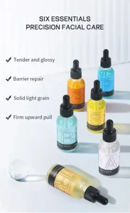 Hankey 6-in-1 facial serum set with arbutin, retinol, collagen, and vitamin B5 for skin care.