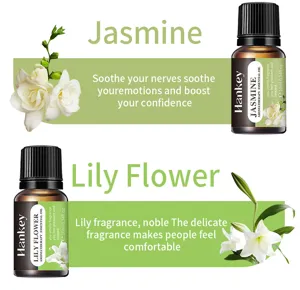 Water-soluble plant aromatherapy essential oil detail, pure flower fragrance for humidifier.