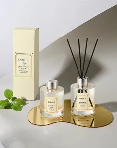 Set di diffusori di aromi con bastoncini al tè bianco per camera da letto lunga durata