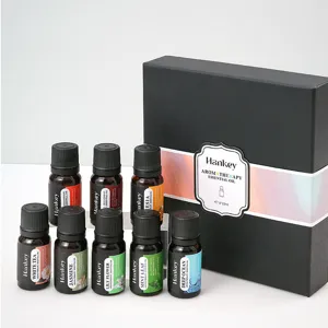 Water soluble aromatherapy essential oil gift box 8 pieces set for home humidifier fragrance