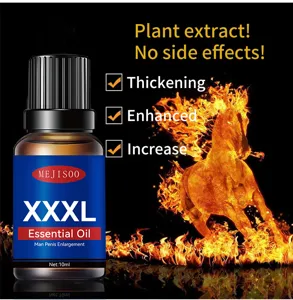 Men massage essential oil 10ml plant extract formula bottle detail display for personal care.