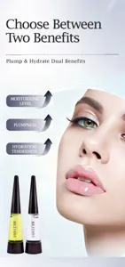 Daily Edition Lip Plumper moisturizing pointed lip oil for dual hydrating benefits.