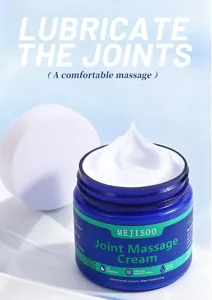 Detailed view of MEJISOO joint massage cream featuring smooth, rich texture and soothing care.