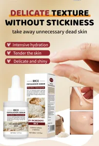 Sérum exfoliante de arroz con niacinamida para eliminar células muertas y hidratar la piel a fondo.