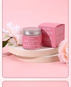 Kollagen Biotin Gesichtsmaske Tag und Nacht feuchtigkeitscreme Tiegel Hautpflege Kosmetik