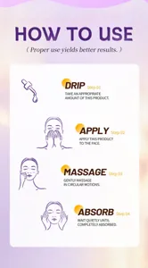 Step-by-step skincare usage guide for facial serums to maximize product absorption.