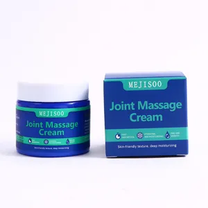 Joint massage cream jar and box for body and facial care, deep moisturizing and fast absorption.