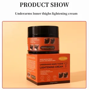 Lichaam lichte crème voor oksels en dijen, hydraterende herstellende formule 140g.