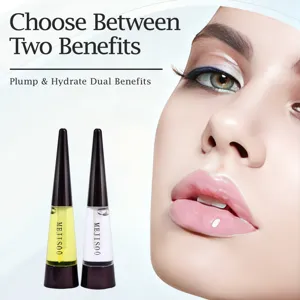 MEJISOO Daily Edition Lip Plumper Moisturizing Hydrating Lip Gloss Crystal Clear Tinted Lip Oil Glossy Makeup