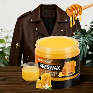 Crème de soin naturelle en cire d'abeille pour vestes et sacs protection contre l'humidité