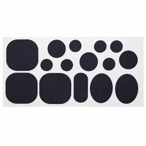 Self-adhesive repair patch set for down jacket umbrella clothing hole fixing fabric sticker