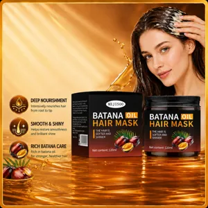 Batana Oil Hair Mask Deep Conditioning Repair Treatment For Dry Damaged Hair Scalp Nourishment Smooth Shining Hair Care