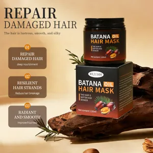 Batana Oil Hair Mask deep nourishing hair treatment for smooth and glossy hair jar 120ml