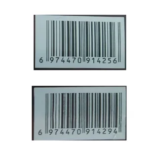 Detail shot of the cushion BB cream packaging barcode showing product code and packaging info.
