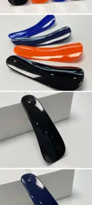 Plastic shoe horn household hanging lazy shoe puller portable shoe lifter for elderly pregnant.