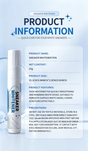 Sneaker whitener pen 22g quick care for white shoes shoe cleaning repair tool detail view
