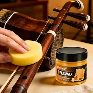 Cire d'Abeille Naturelle pour Meubles en Bois Imperméable Anti-Fissure Assaisonnement pour Bois Cire pour Soin et Restauration du Bois