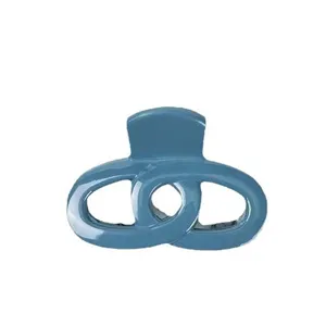 Molletta per capelli intrecciata blu piccolo accessorio carino per lo styling quotidiano