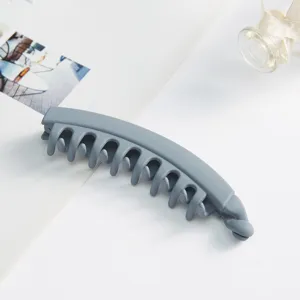 ABS Banana Clip Hair Styling Accessory Korean Fashion Serrated Vertical Hair Clip Tortoiseshell Hair Tool For Women