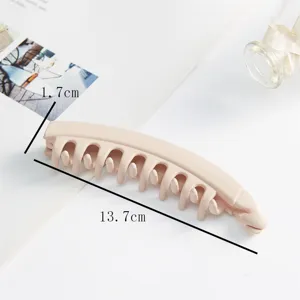 Retro high quality banana hair clip chic jagged vertical styling accessory for elegant hairstyles