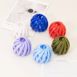 Colorful plastic bird nest hair clips, stylish hollow hair claw clips for women and girls styling.