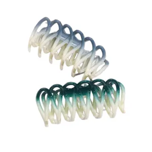 Gradient plastic hair claw clip simple shark clip stylish Korean hair accessories for women