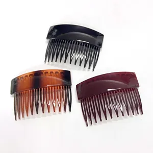 Women Fashion Hair Insertion Comb Resin Plastic Hair Styling Tool Anti-Slip Bangs Stray Hair Finishing Hair Accessories