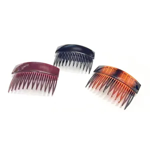 Set of 3 stylish hair insert combs curved tooth clips for women styling accessories hair styling tool