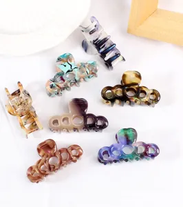 Mollette per capelli in acetato, piccola pinza retro cava, accessori per capelli vintage eleganti.