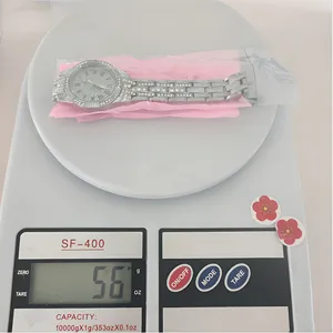 Vrouwen strass kwarts horloge stalen band sprankelende kristallen elegante mode stijl