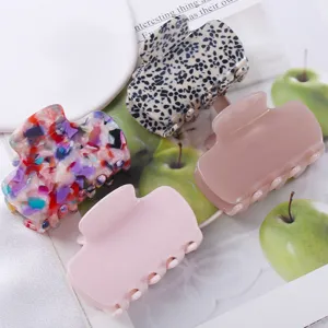 6.5cm mode acetat haarklammer minimalistisches haaraccessoire für damen und mädchen