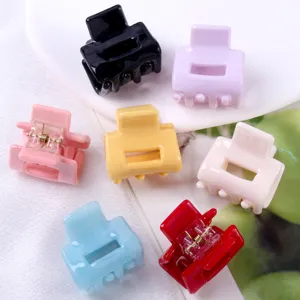 Mini Pinza per Capelli in Acetato Stile Coreano Semplice Marmorizzato Stella Accessori per Capelli Donna Ragazze Strumento di Styling