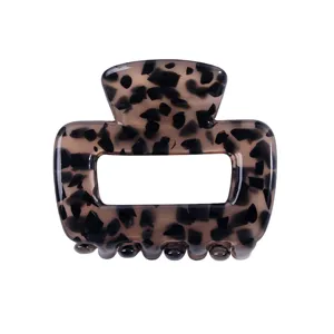 Molla per Capelli in Acetato Tartaruga Quadrata Artiglio per Capelli Accessori Donna