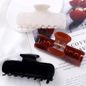 Set di 3 eleganti mollette per capelli in acetato 10cm grandi fermagli accessori acconciatura