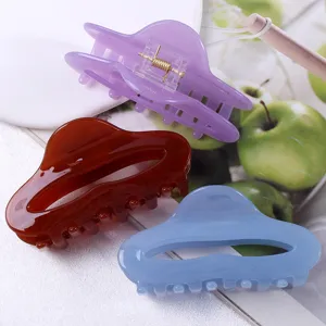 Set di mollette per capelli in acetato eleganti accessori per lo styling quotidiano donna.