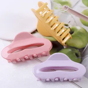 Molla per capelli stile coreano acetato PVC simpatici accessori per donne 8,5cm uso quotidiano