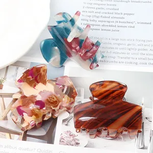 Set di mini mollette per capelli geometriche, accessori per capelli alla moda per donne e ragazze.
