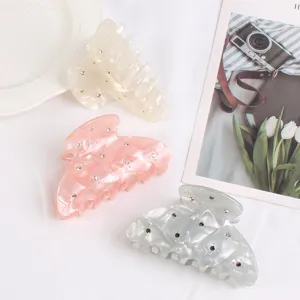 Strass Acryl Haarklammern für Damen, elegante glänzende Haarschmuck Accessoires, 3er Set