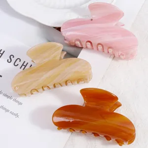 Stilvolle Acetat Haarklammer Set, Marmor Muster Haarschmuck für Damen Alltag Styling.