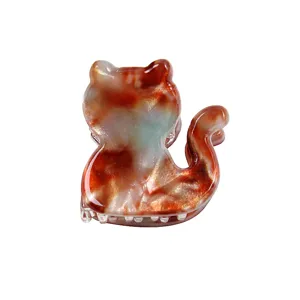 Molletta per Capelli Gatto Tartaruga Mini Accessori Carini per Styling Quotidiano