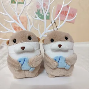 Süßes Seeotter Plüschtier Kawaii Kuscheltier Tier Puppe Tasche Anhänger Schlüsselanhänger