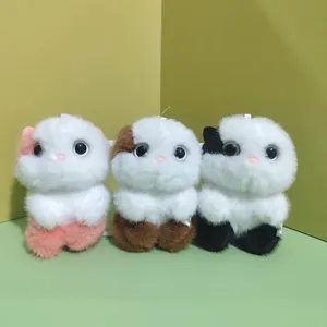 Schattige pluche cavia kat hanger rugzak sleutelhanger speelgoed zachte pop cadeau