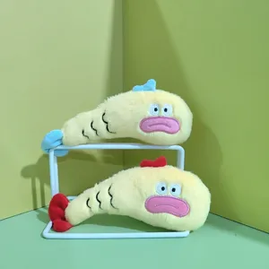 Niedlicher Plüsch Fisch Anhänger Plüschtier Cartoon Puppe weiches Stofftier für Taschen.