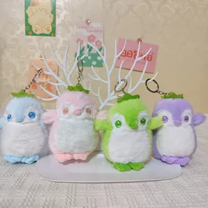Carino Pinguino Peluche Giocattolo Portachiavi Morbido Animale Impagliato Bambola Pendente Cartone Animato Borsa Ornament Regalo Coppia Portachiavi