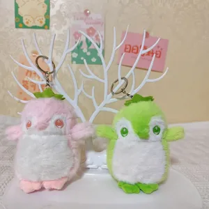 Simpatico portachiavi pinguino peluche regalo coppia bambola animale soffice borsa ciondolo