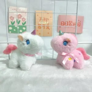 Carino unicorno peluche portachiavi borsa fascino morbido peluche bambola regalo