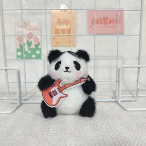 Süßer Cartoon Panda Plüsch Anhänger niedliches Kuscheltier Rucksack Puppe Schlüsselanhänger Geschenk